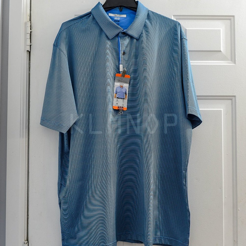 Brand new GREG NORMAN MEN GOLF POLO  in blue
